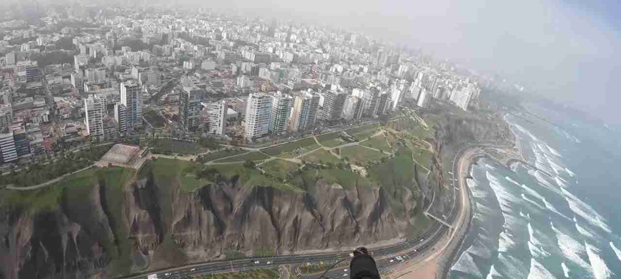 lima desde un parapente